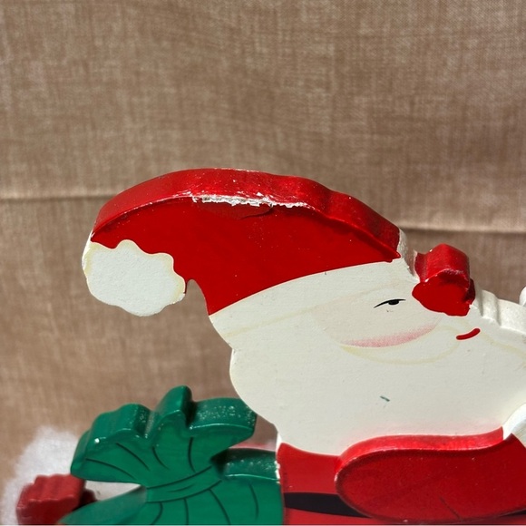 Santa’s Christmas Sleigh Wooden Advent Calendar Countdown  Decor 24 Drawer’s - Picture 8 of 8